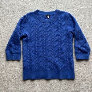 J.Crew Cashmere Cable knit sweater - Small